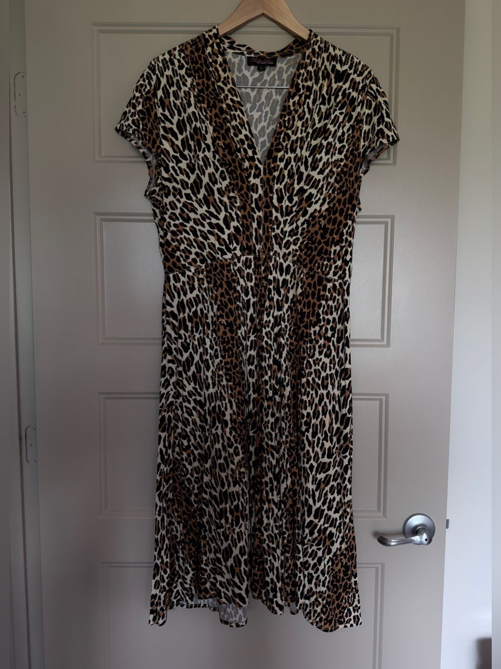 Jenny Short Sleeve Dress by Trashy Diva 16 Leopard - Picture 2 of 8